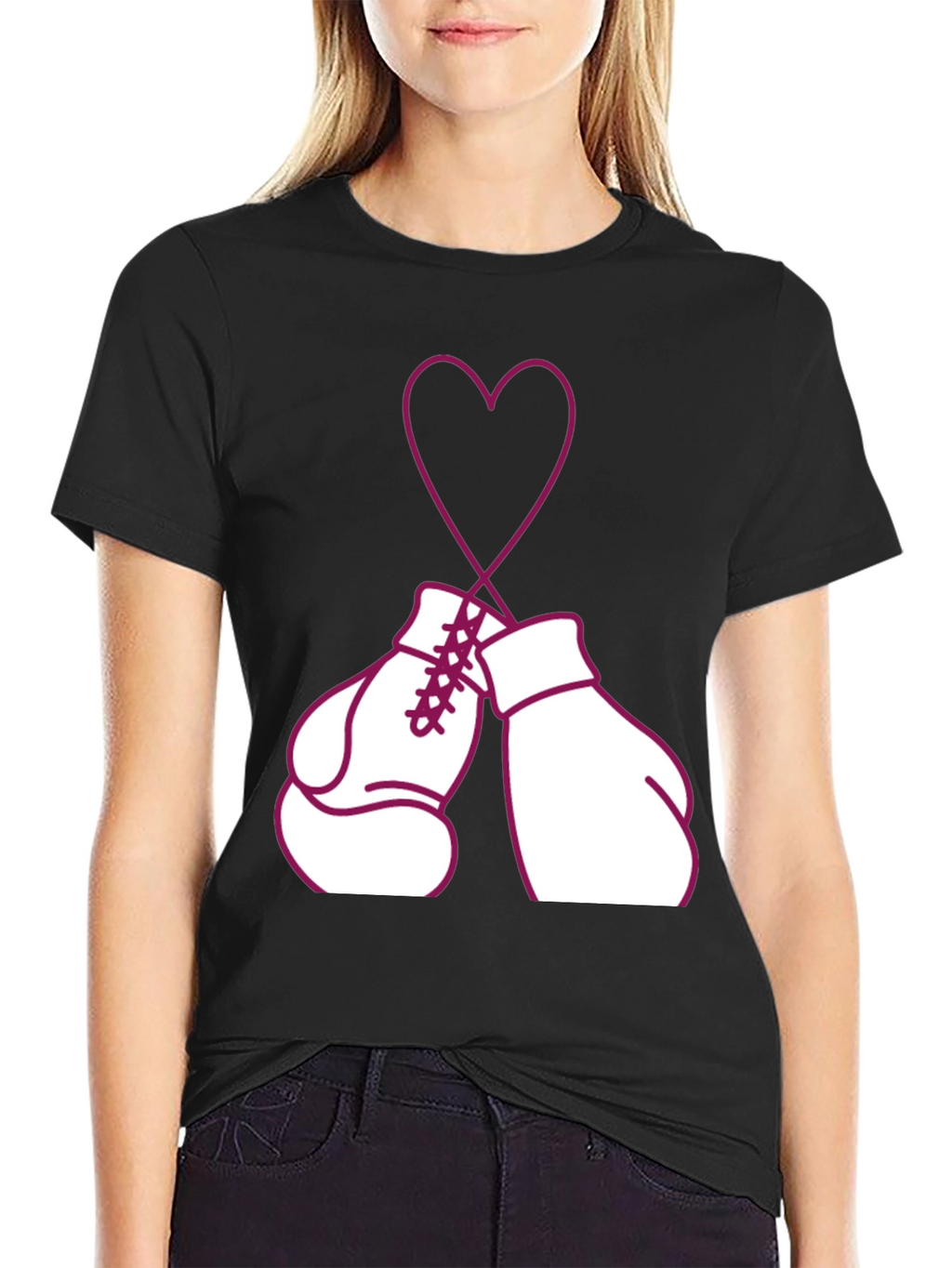 Boxing Gloves Heart T-Shirt - Love to Fight!