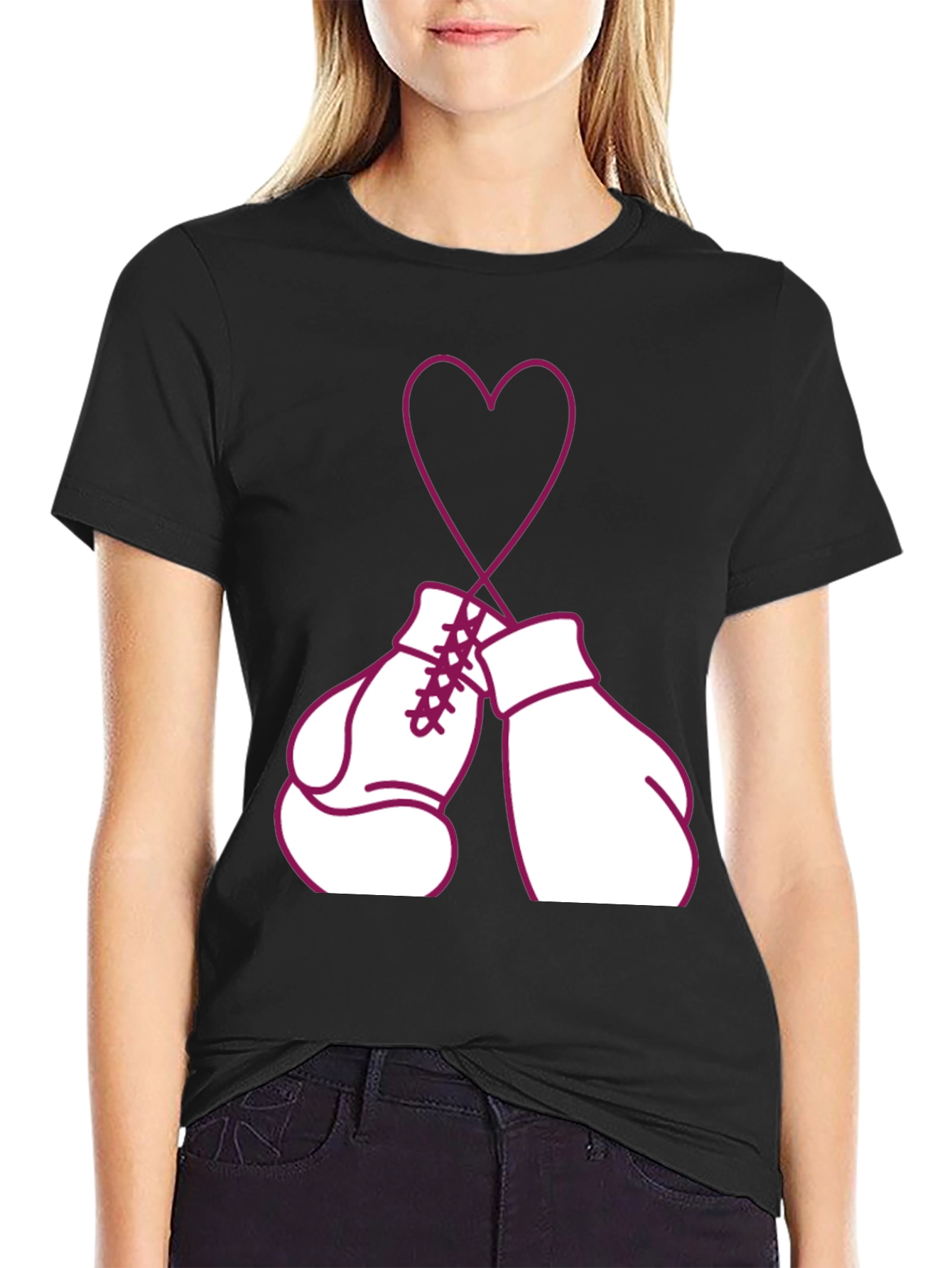 Boxing Gloves Heart T-Shirt - Love to Fight!