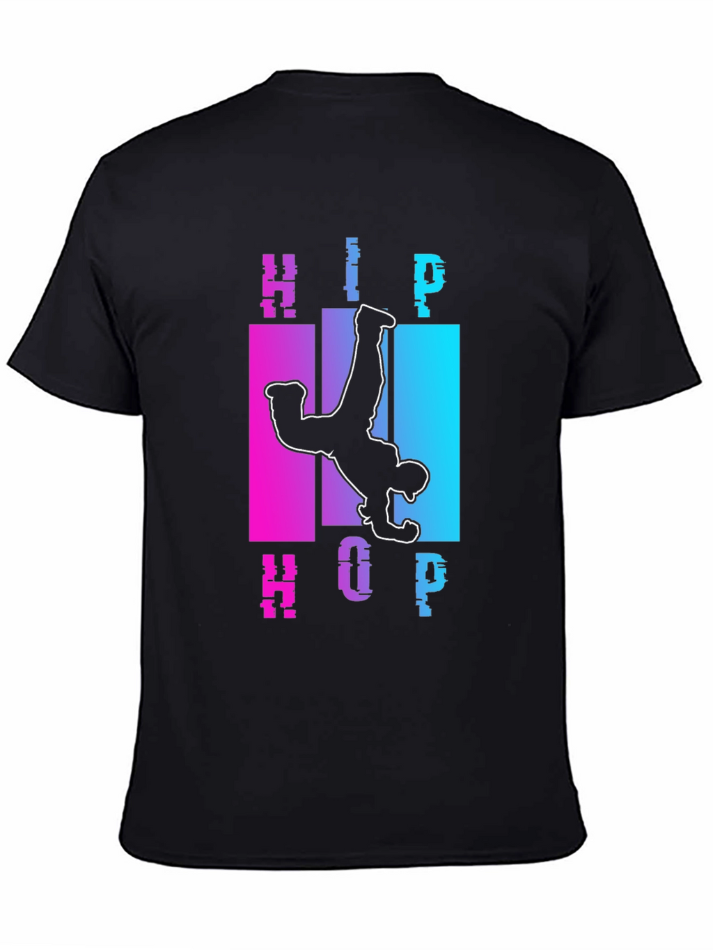 Hip Hop Dancer Graphic Tee - Black