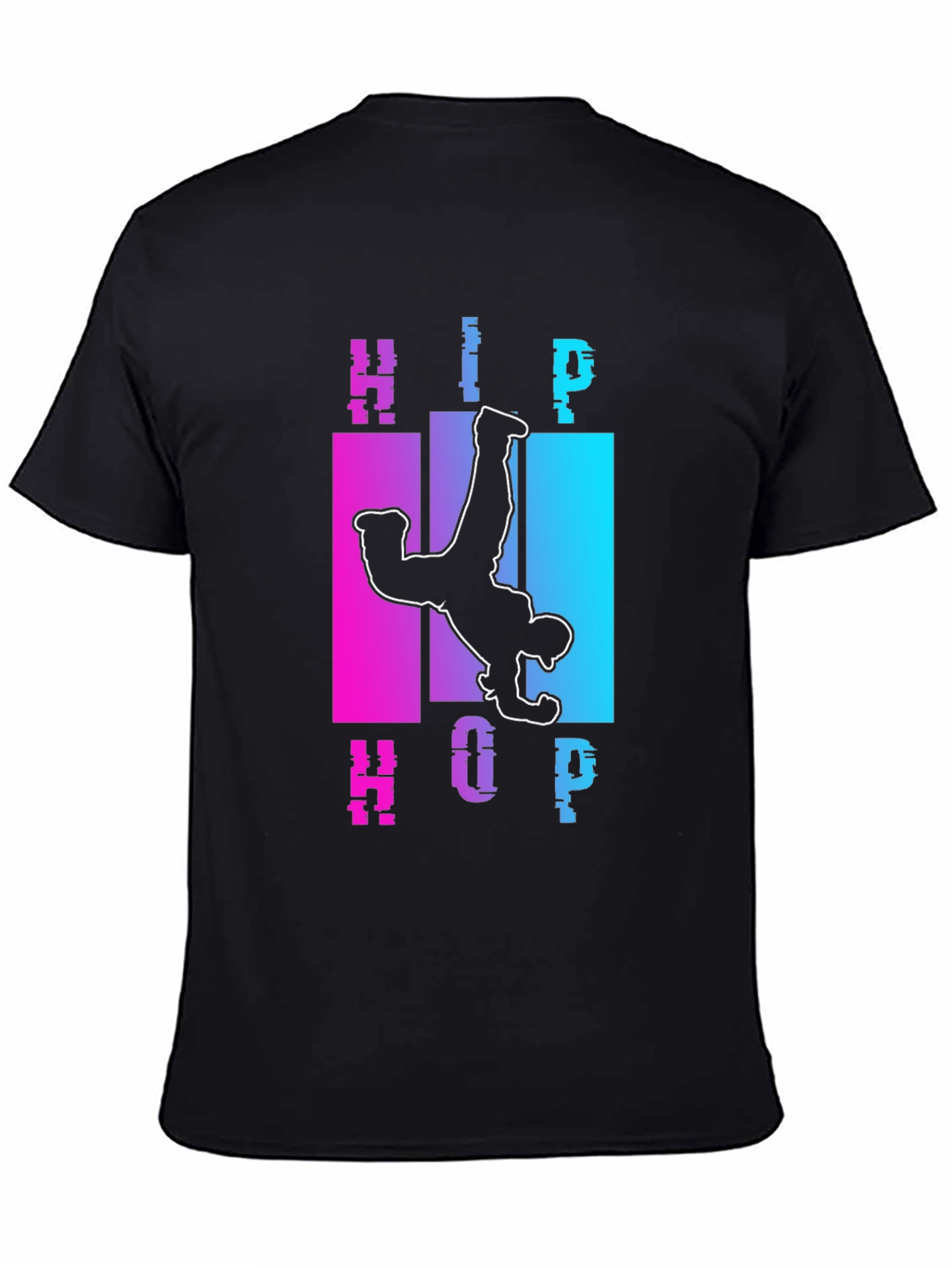 Hip Hop Dancer Graphic Tee - Black