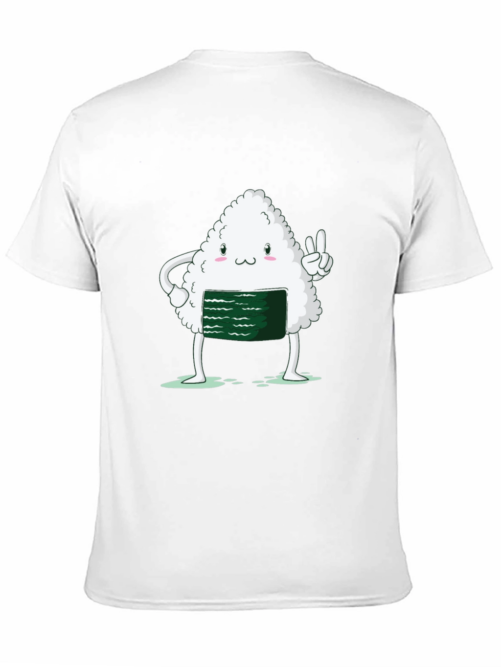 Sushi Peace Sign Black T-Shirt