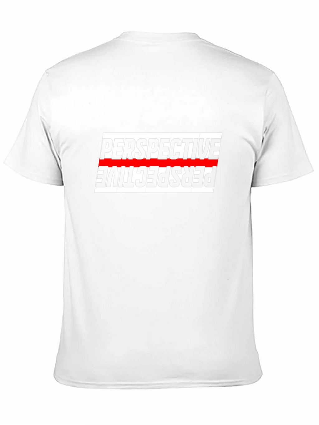 Perspective Graphic Tee - Stylish Mens Black T-Shirt