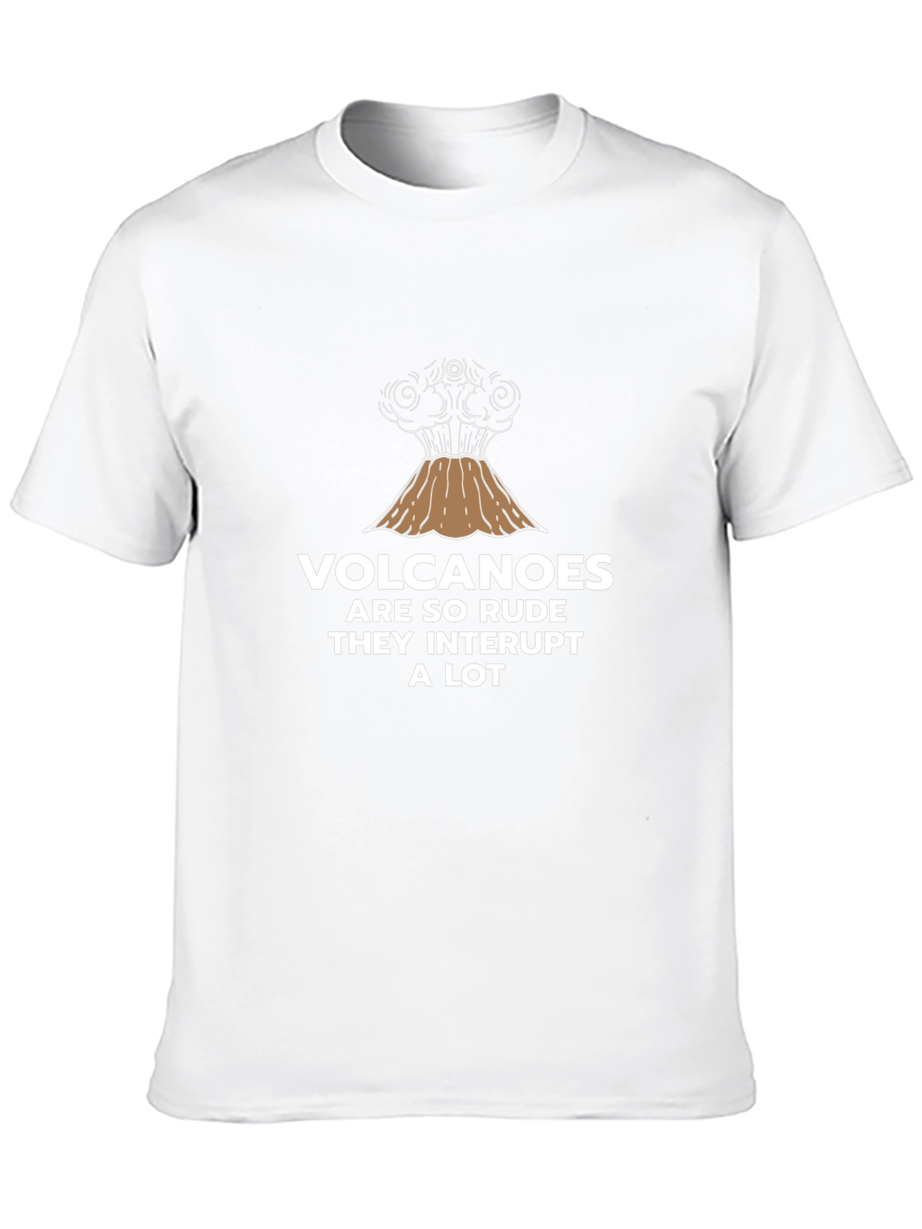 Volcano Humor Graphic T-Shirt