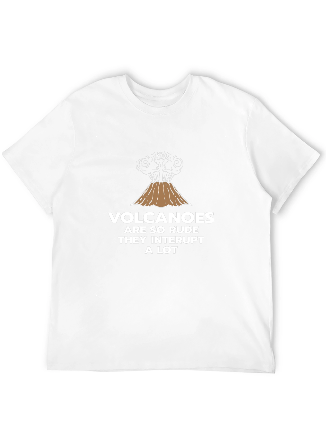 Volcano Humor Graphic T-Shirt