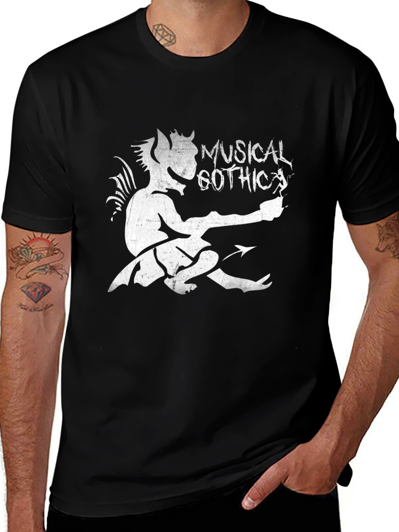 Musical Gothic Devil T-Shirt