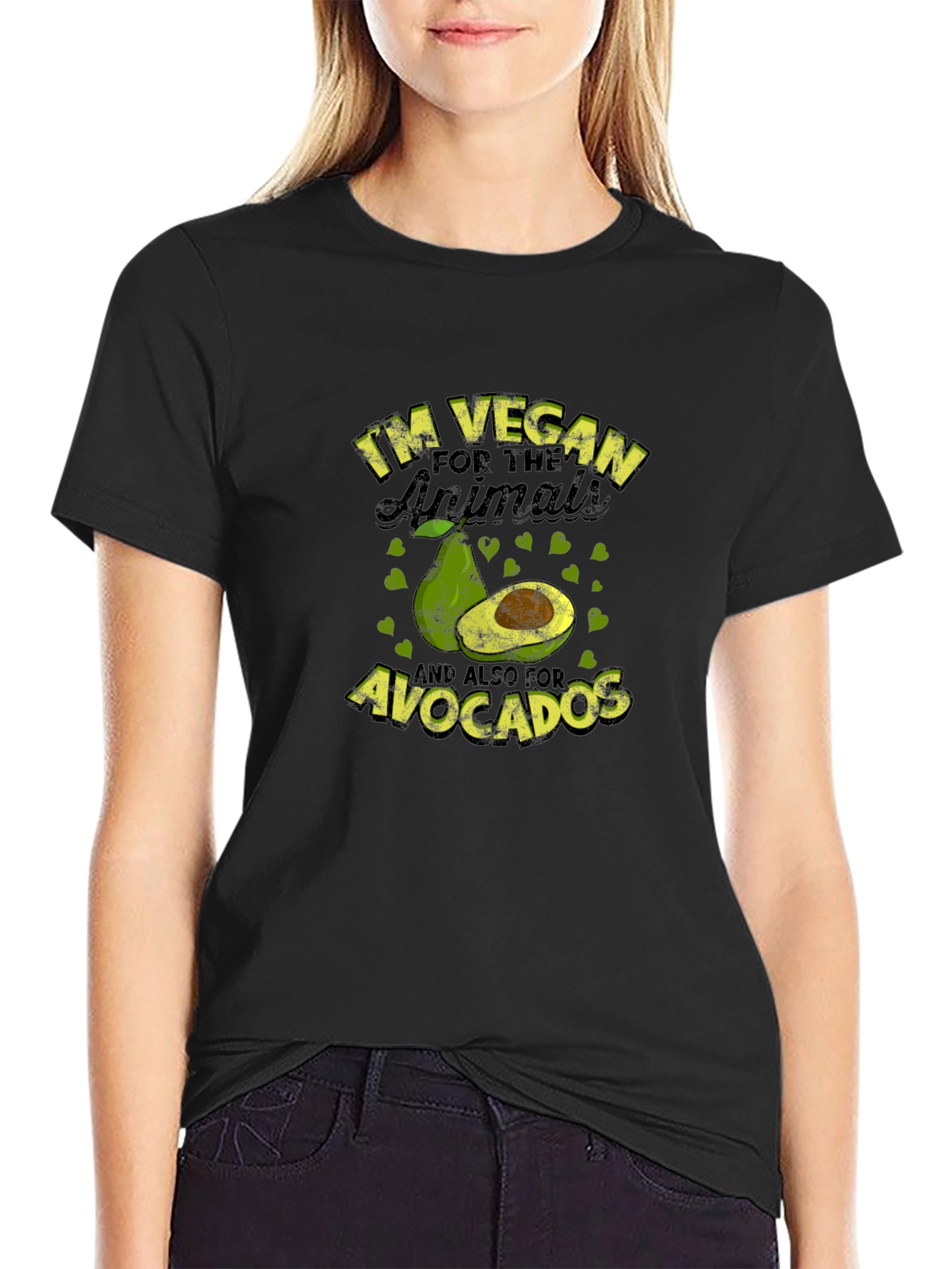 Vegan Avocado Graphic Tee