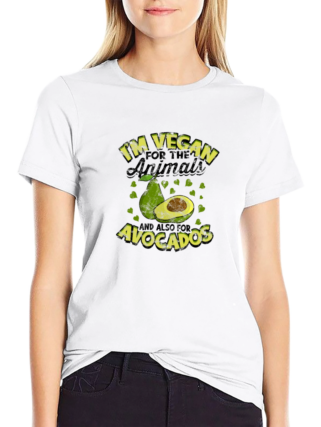Vegan Avocado Graphic Tee
