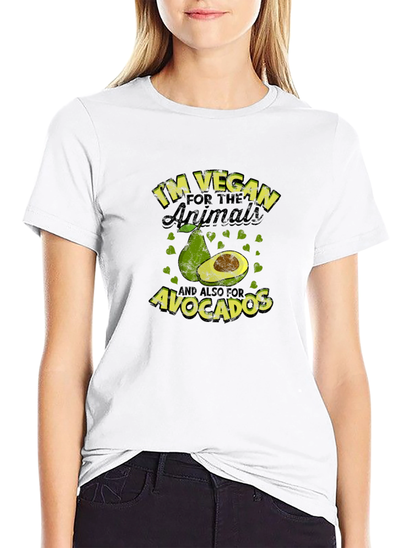 Vegan Avocado Graphic Tee