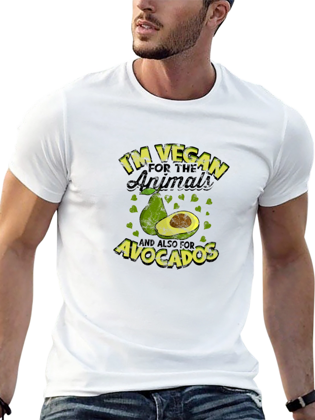 Vegan Avocado Graphic Tee