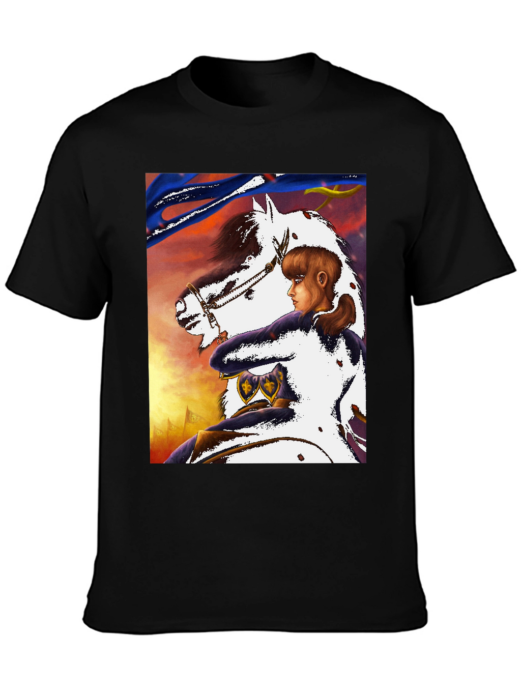 Joan of Arc Horseback Ride Graphic Tee