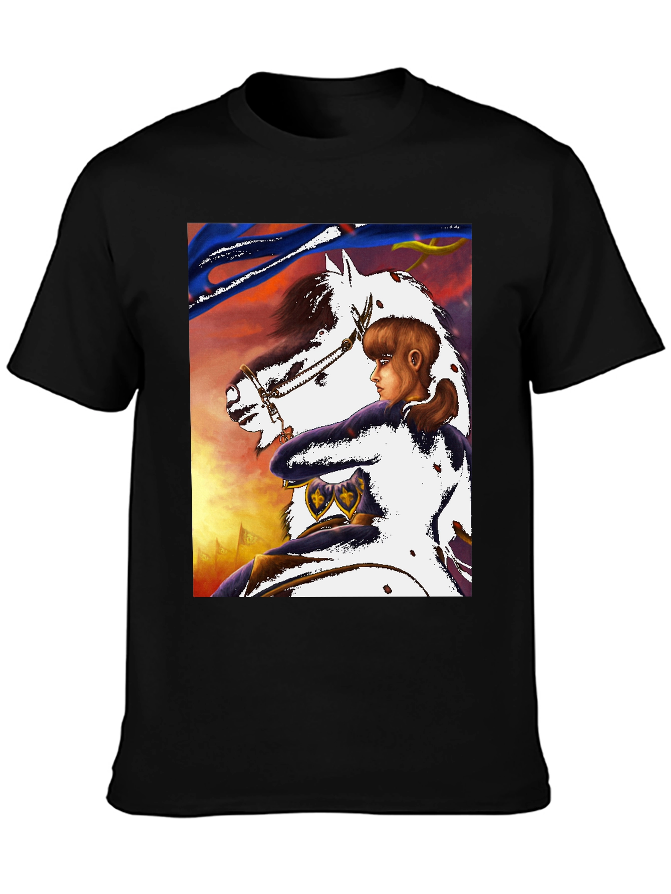 Joan of Arc Horseback Ride Graphic Tee