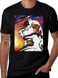 Joan of Arc Horseback Ride Graphic Tee