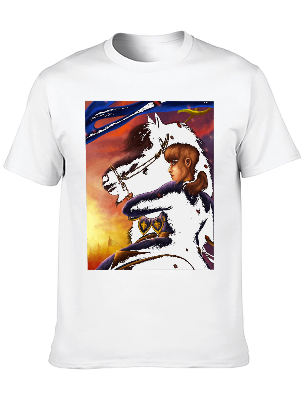 Joan of Arc Horseback Ride Graphic Tee