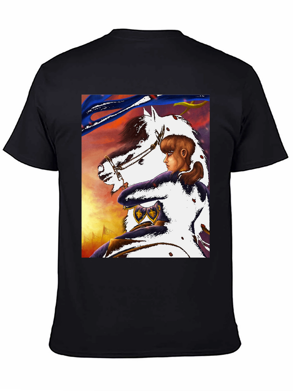 Joan of Arc Horseback Ride Graphic Tee