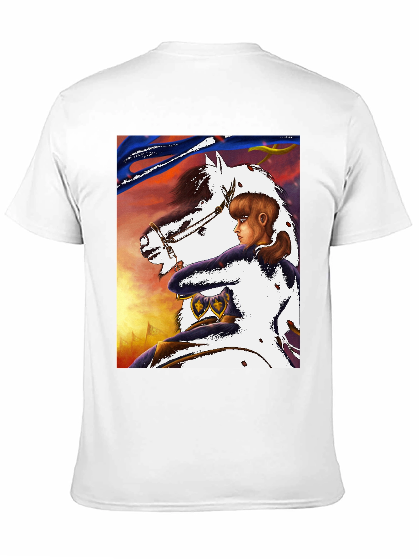 Joan of Arc Horseback Ride Graphic Tee
