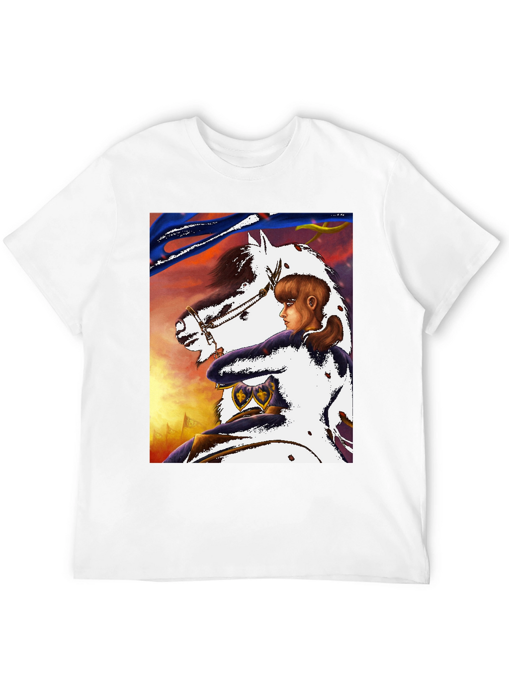 Joan of Arc Horseback Ride Graphic Tee