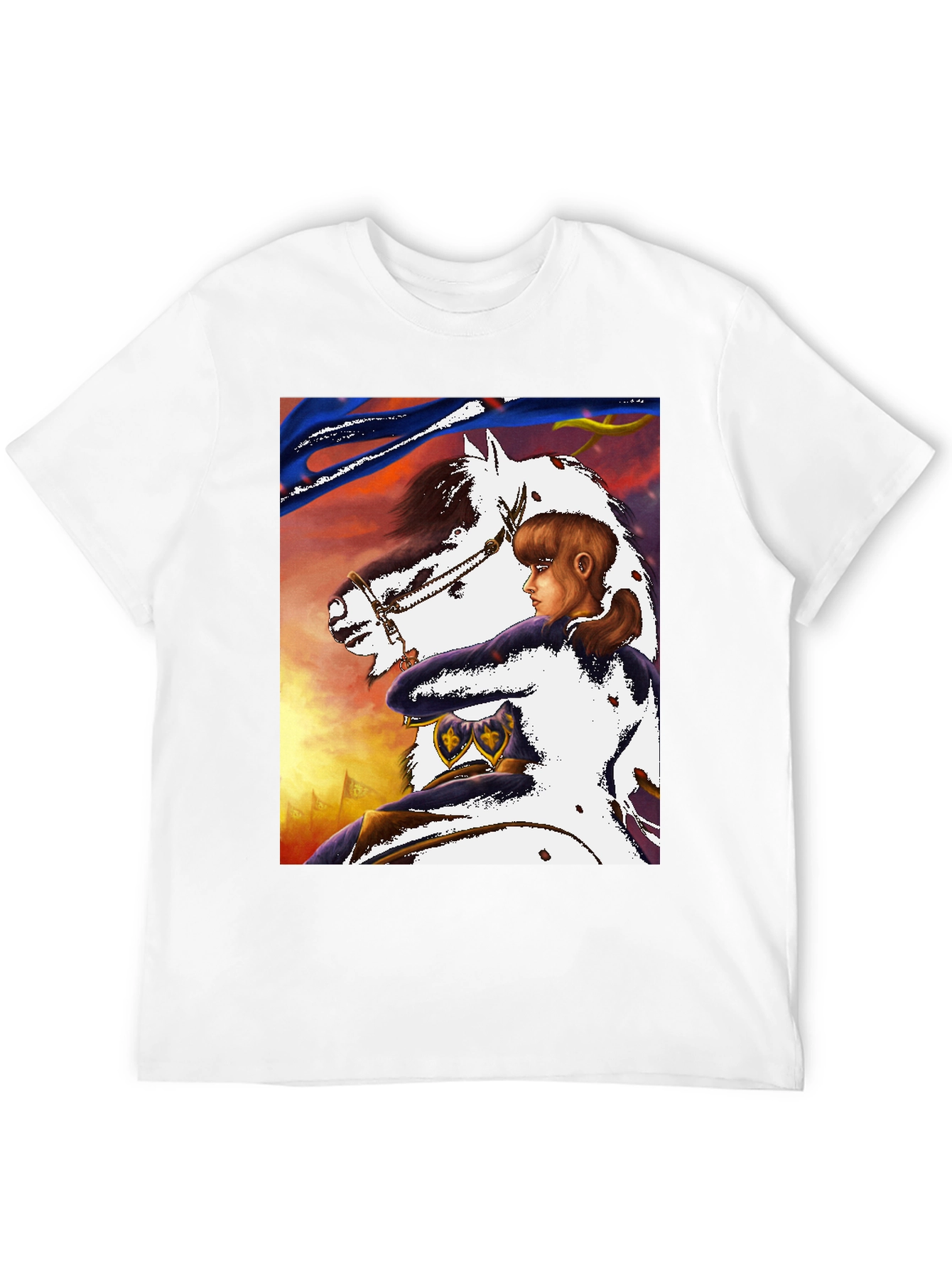 Joan of Arc Horseback Ride Graphic Tee