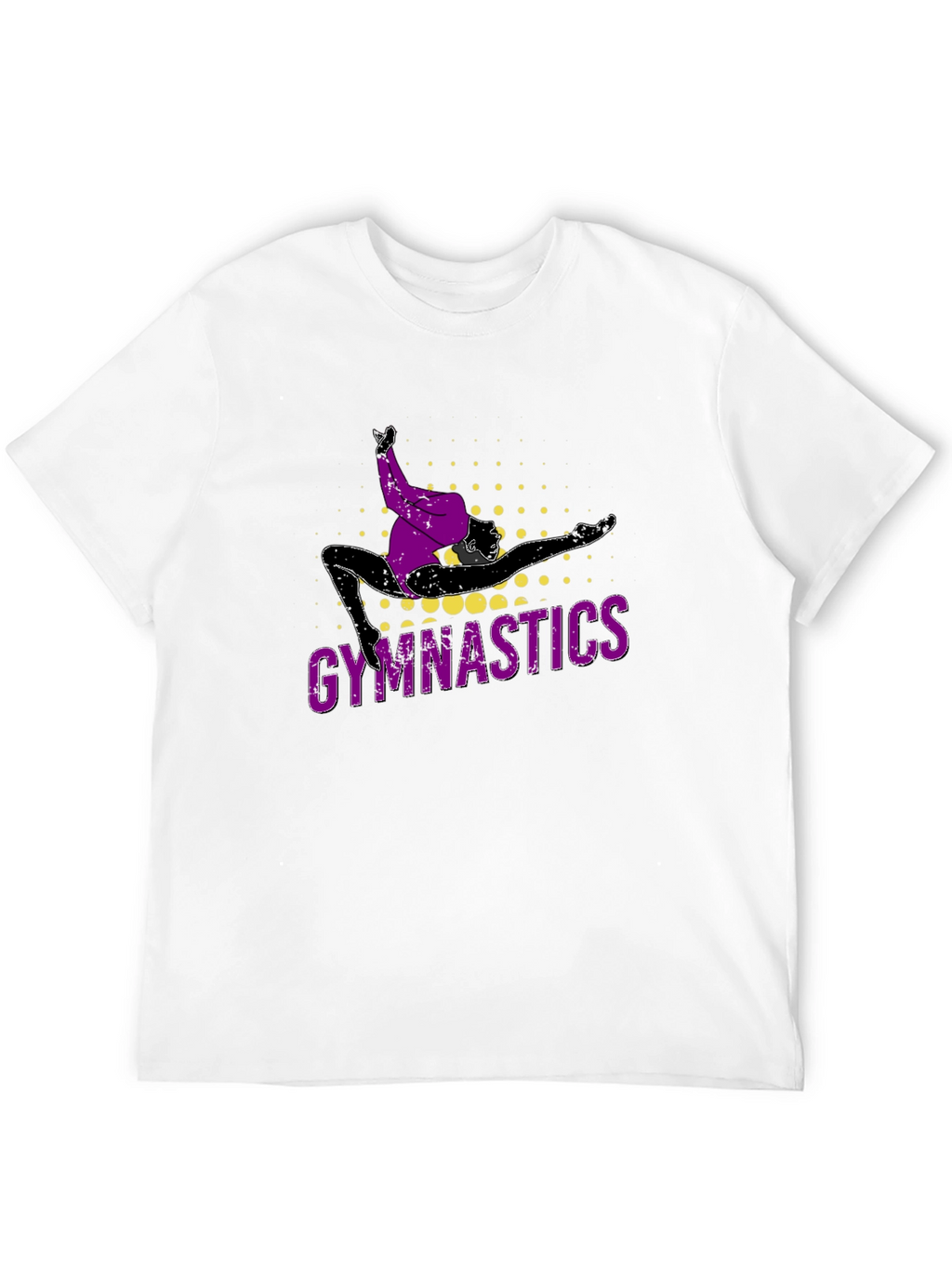 Gymnastics Graphic T-Shirt - Black