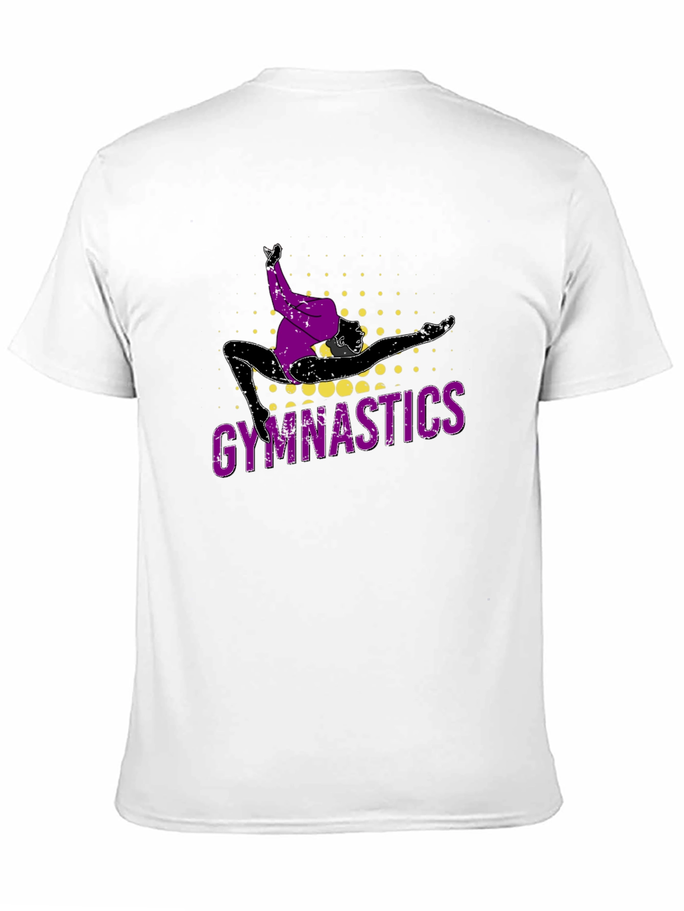 Gymnastics Graphic T-Shirt - Black