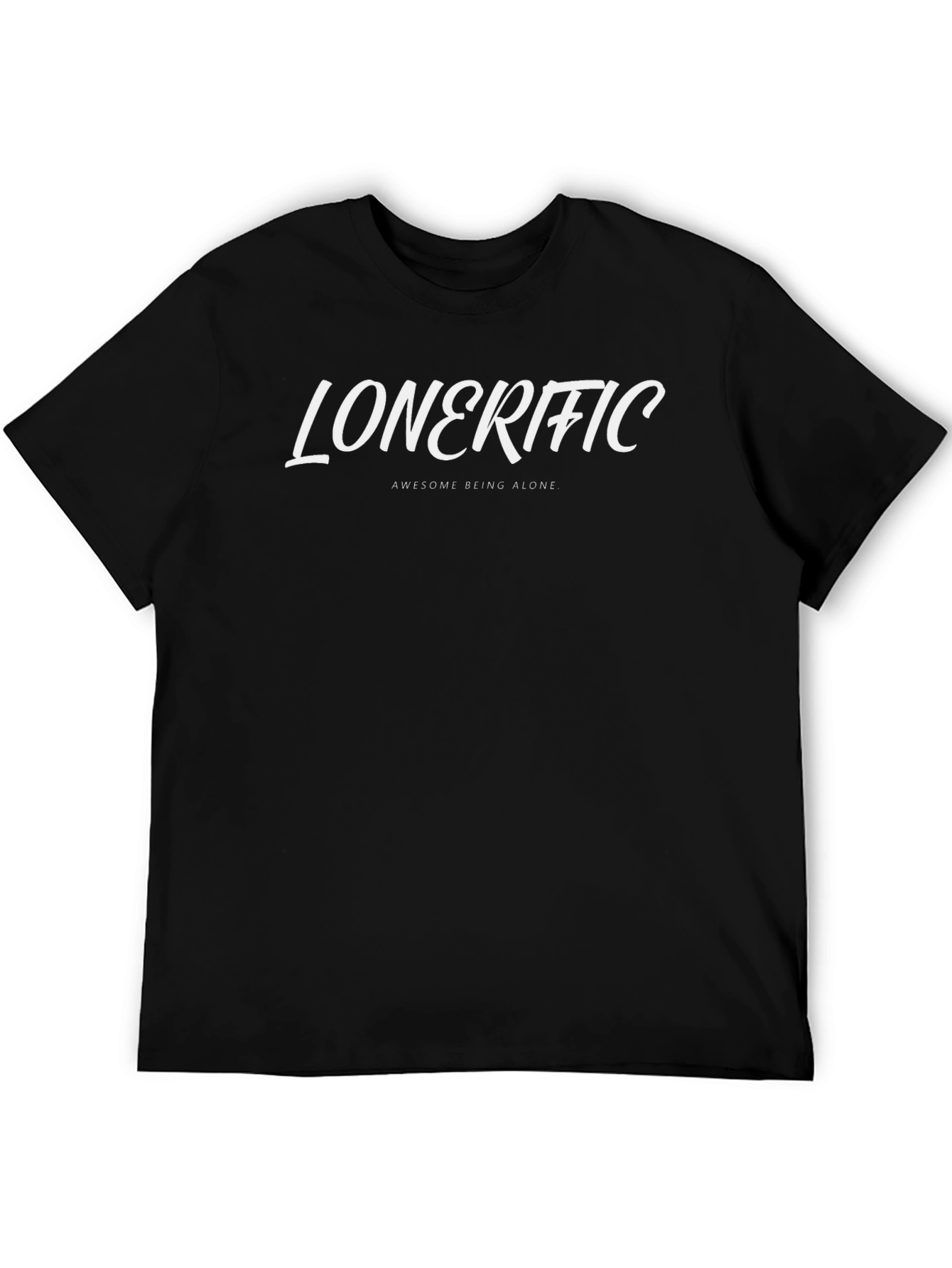 Lonerific Graphic T-Shirt - Awesome Being Alone