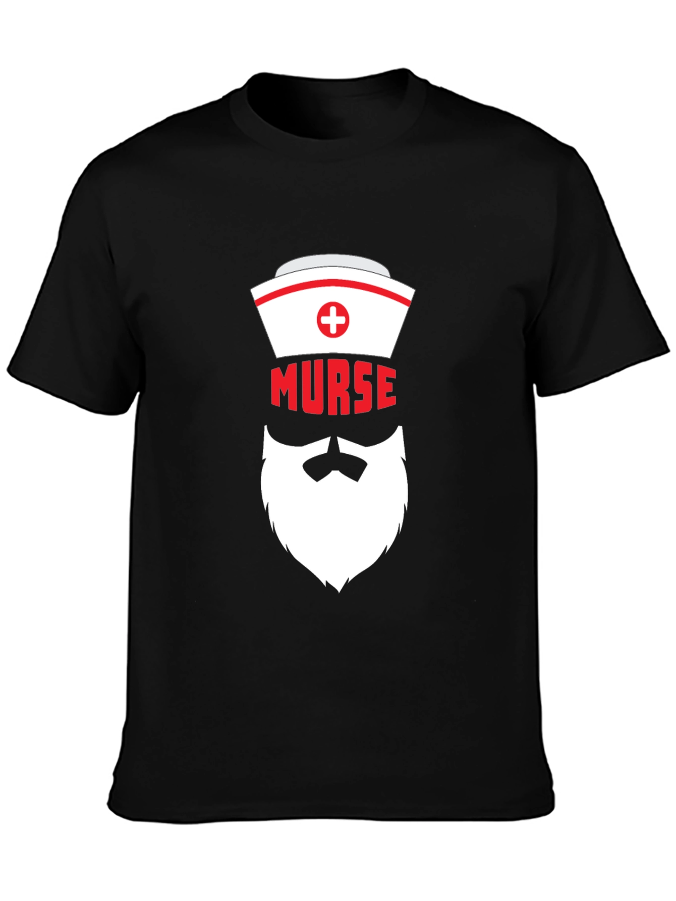 Murse T-Shirt - Bearded Nurse Humor Tee