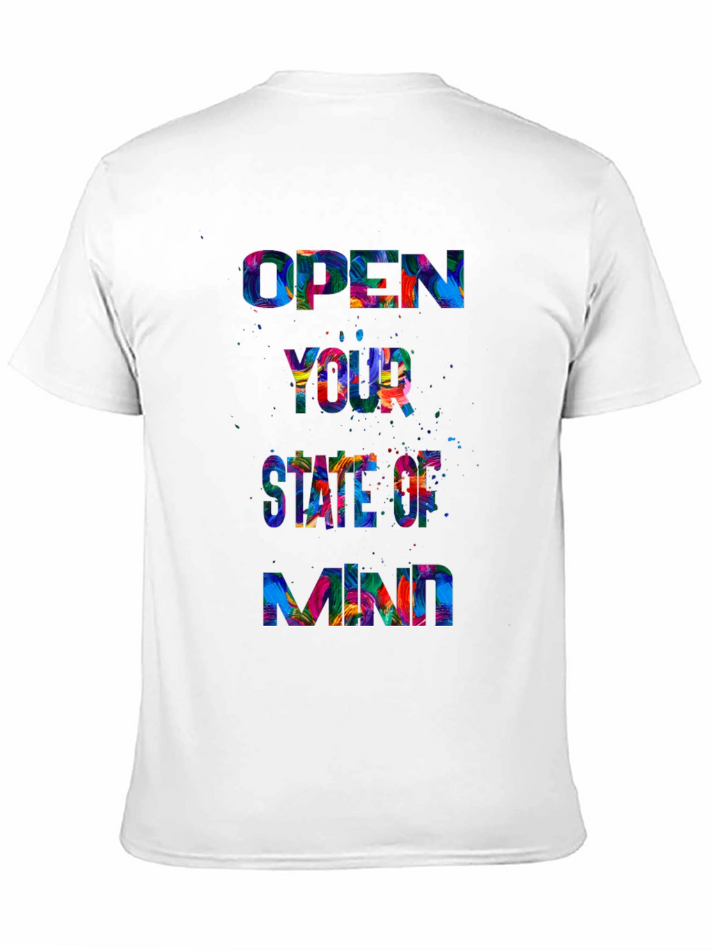 Open Mind Graphic Tee - Black Crewneck T-Shirt
