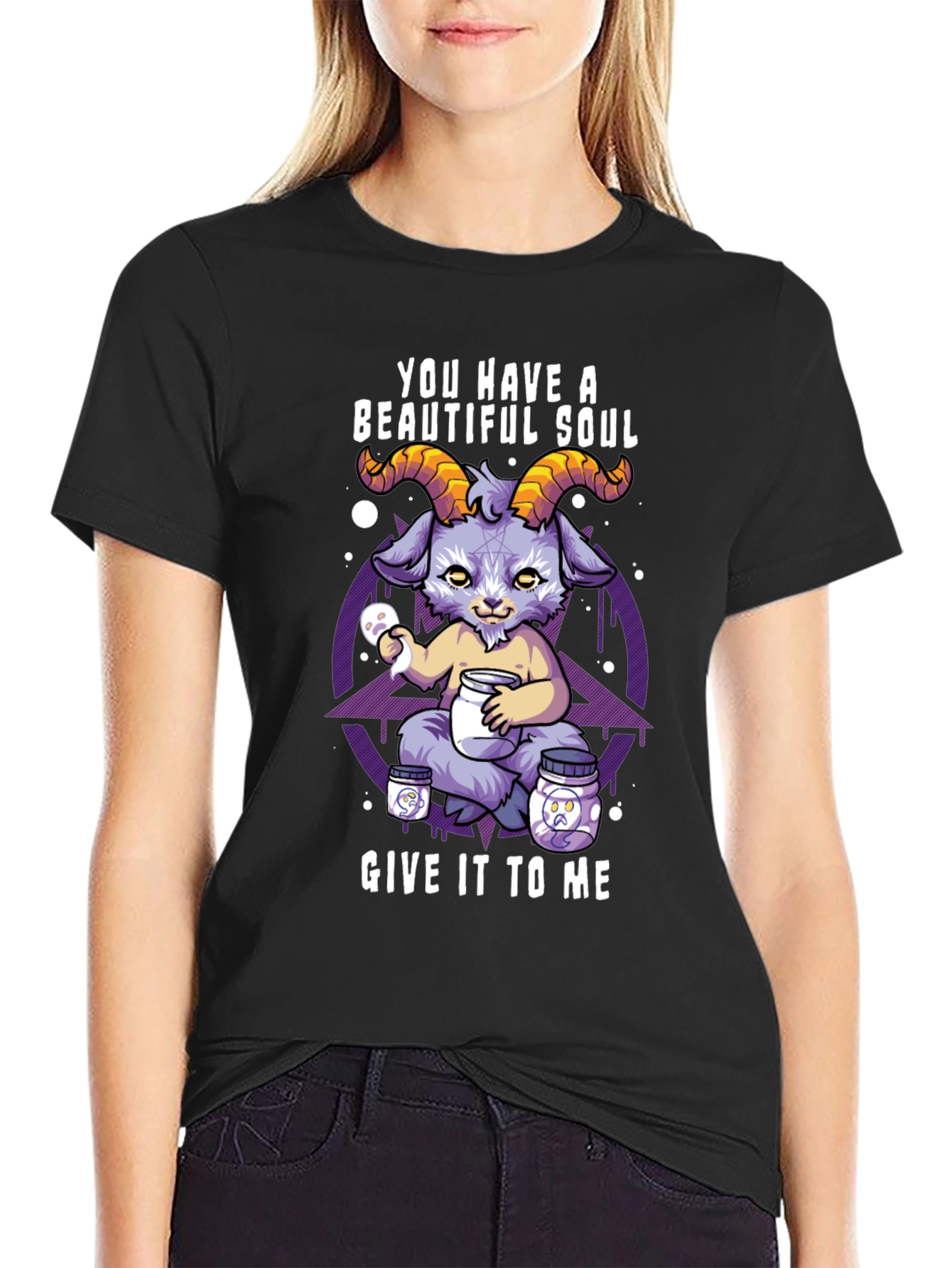 Beautiful Soul Goat T-Shirt - Unique Graphic Tee