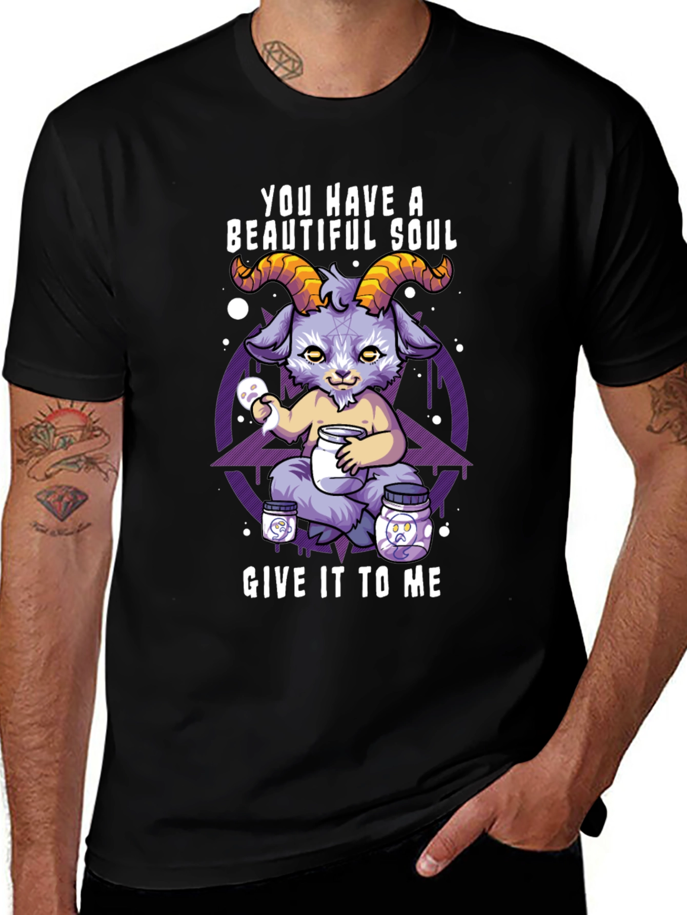 Beautiful Soul Goat T-Shirt - Unique Graphic Tee