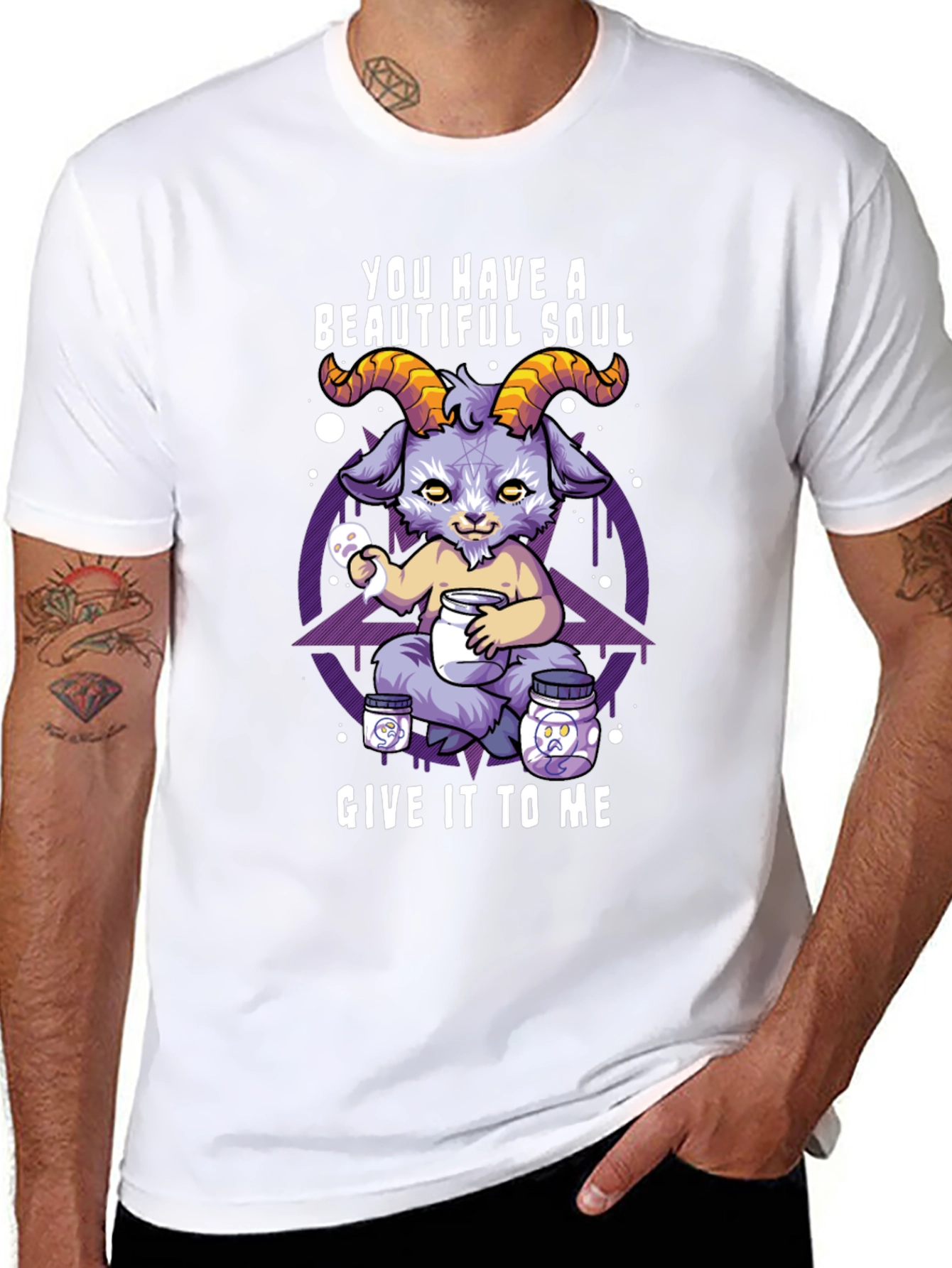 Beautiful Soul Goat T-Shirt - Unique Graphic Tee