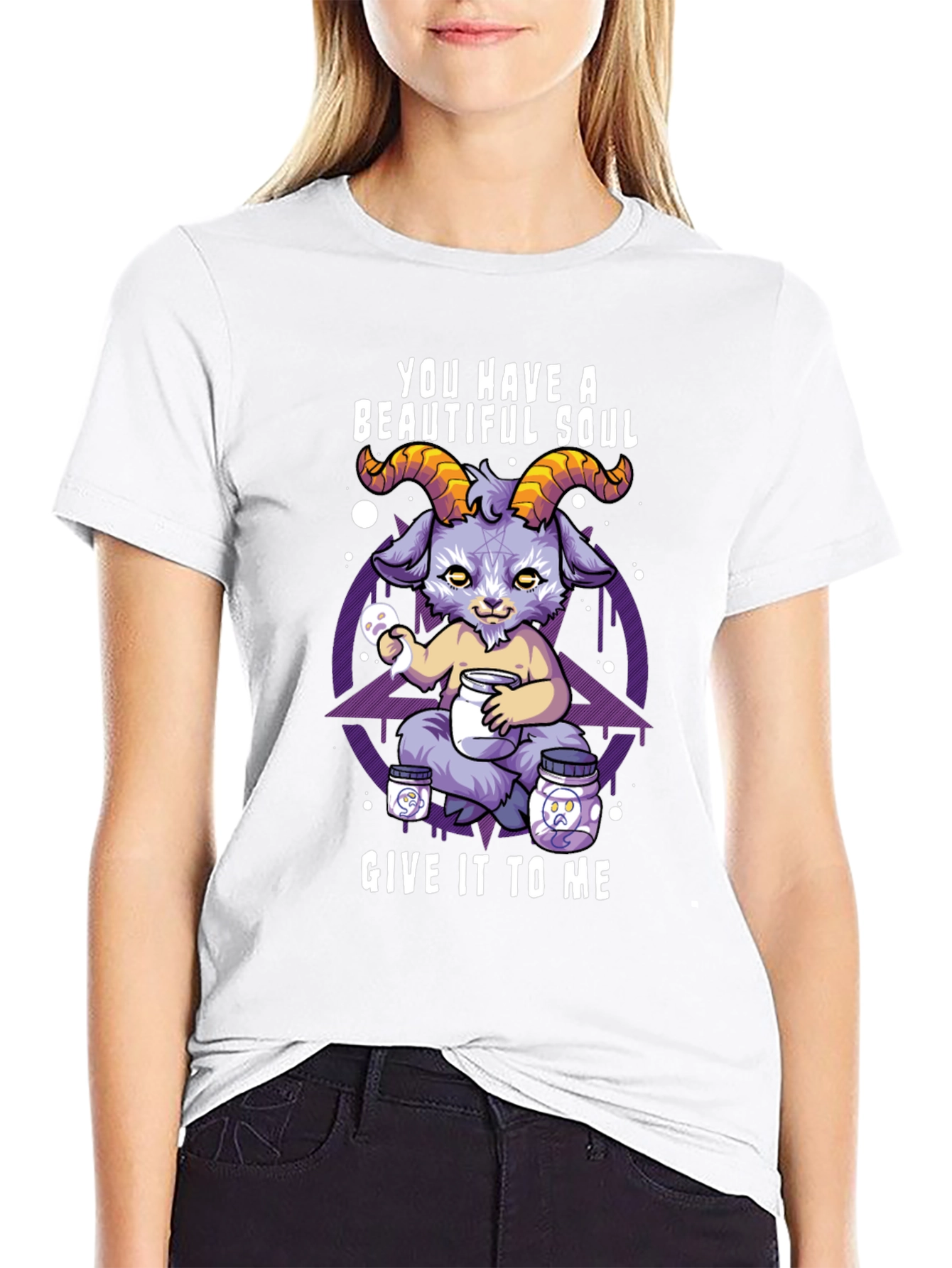 Beautiful Soul Goat T-Shirt - Unique Graphic Tee