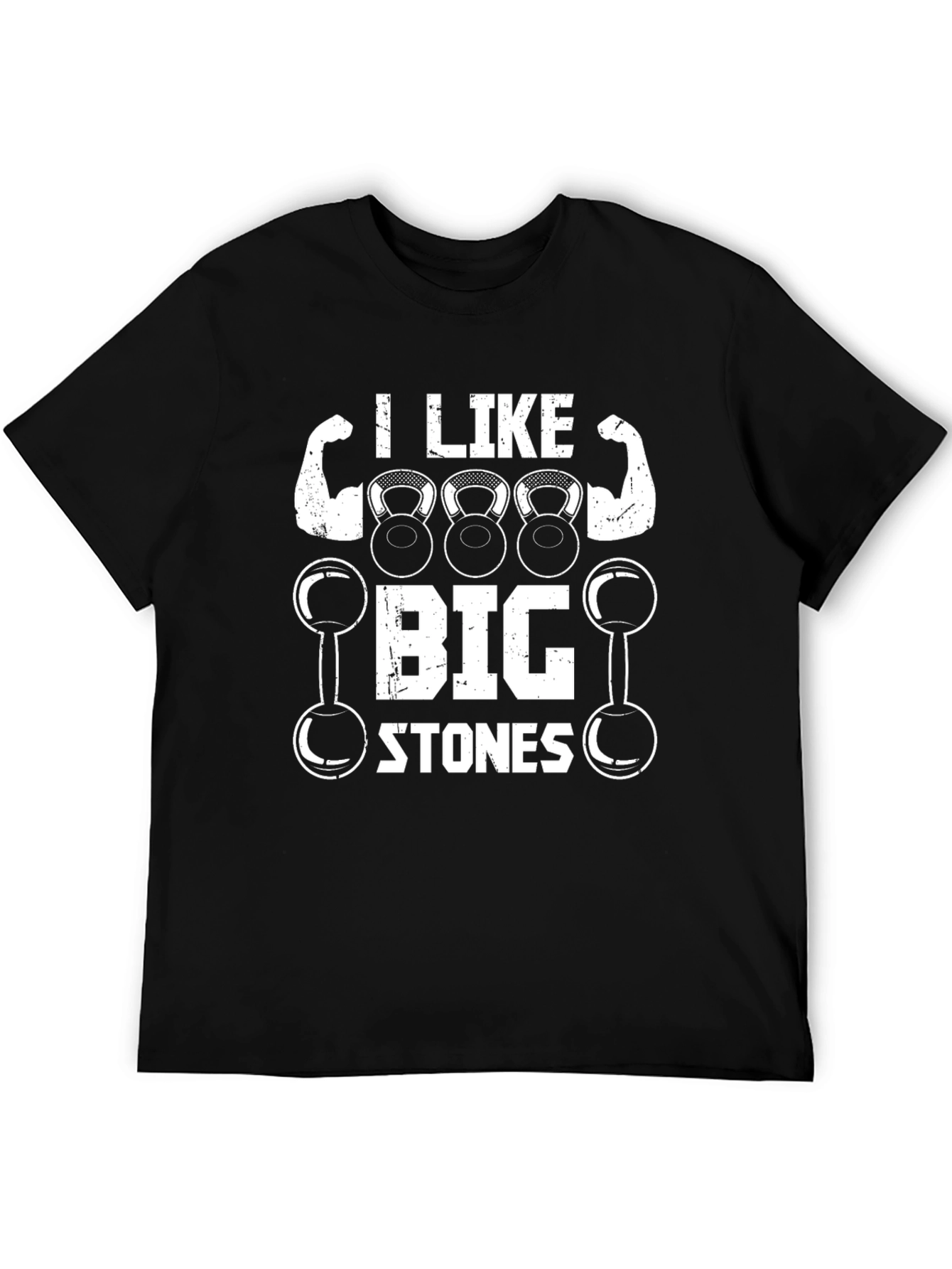 I Like Big Stones T-Shirt - Gym Workout Apparel