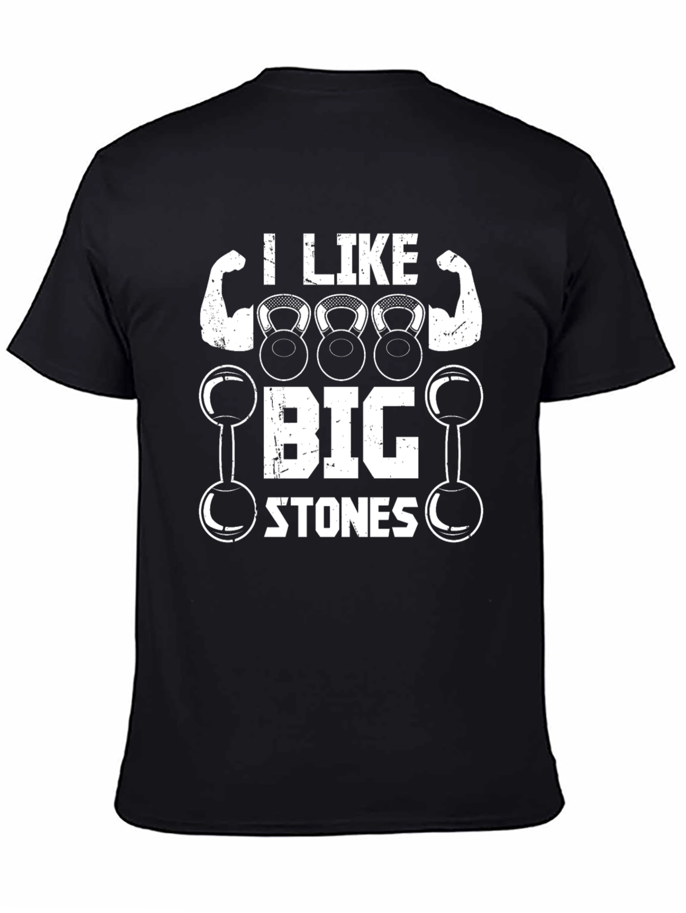 I Like Big Stones T-Shirt - Gym Workout Apparel