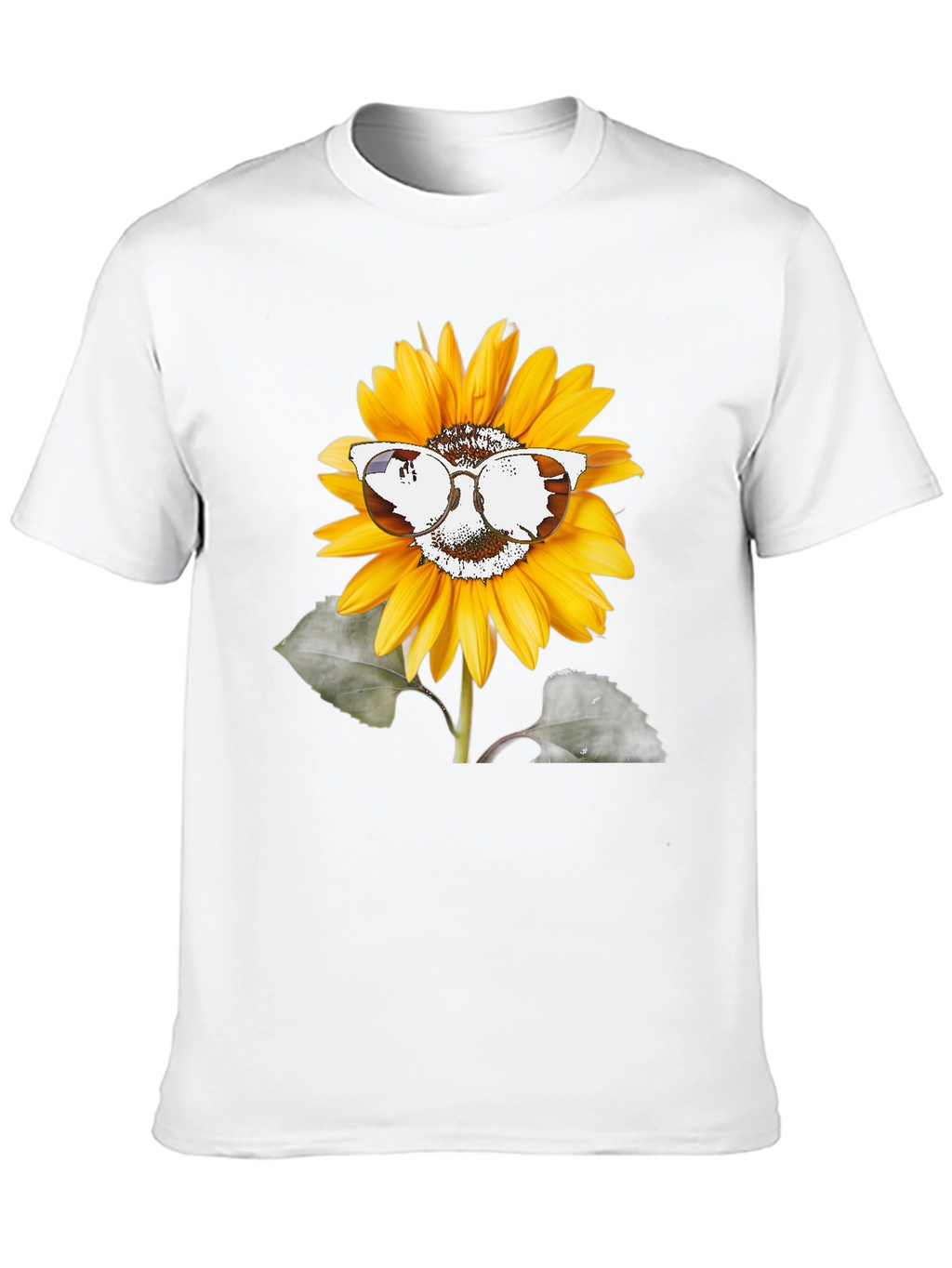 Sunflower Sunglasses Graphic Tee - Unisex Black T-Shirt