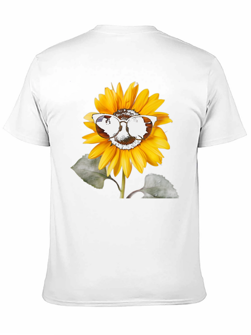 Sunflower Sunglasses Graphic Tee - Unisex Black T-Shirt