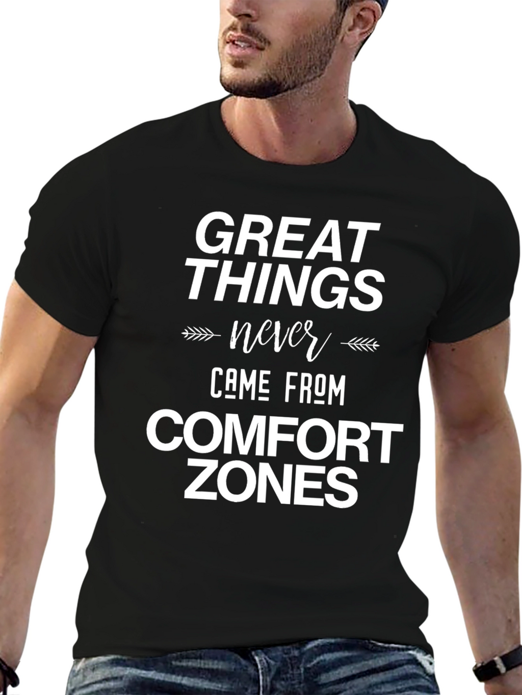 Inspirational Quote Graphic T-Shirt