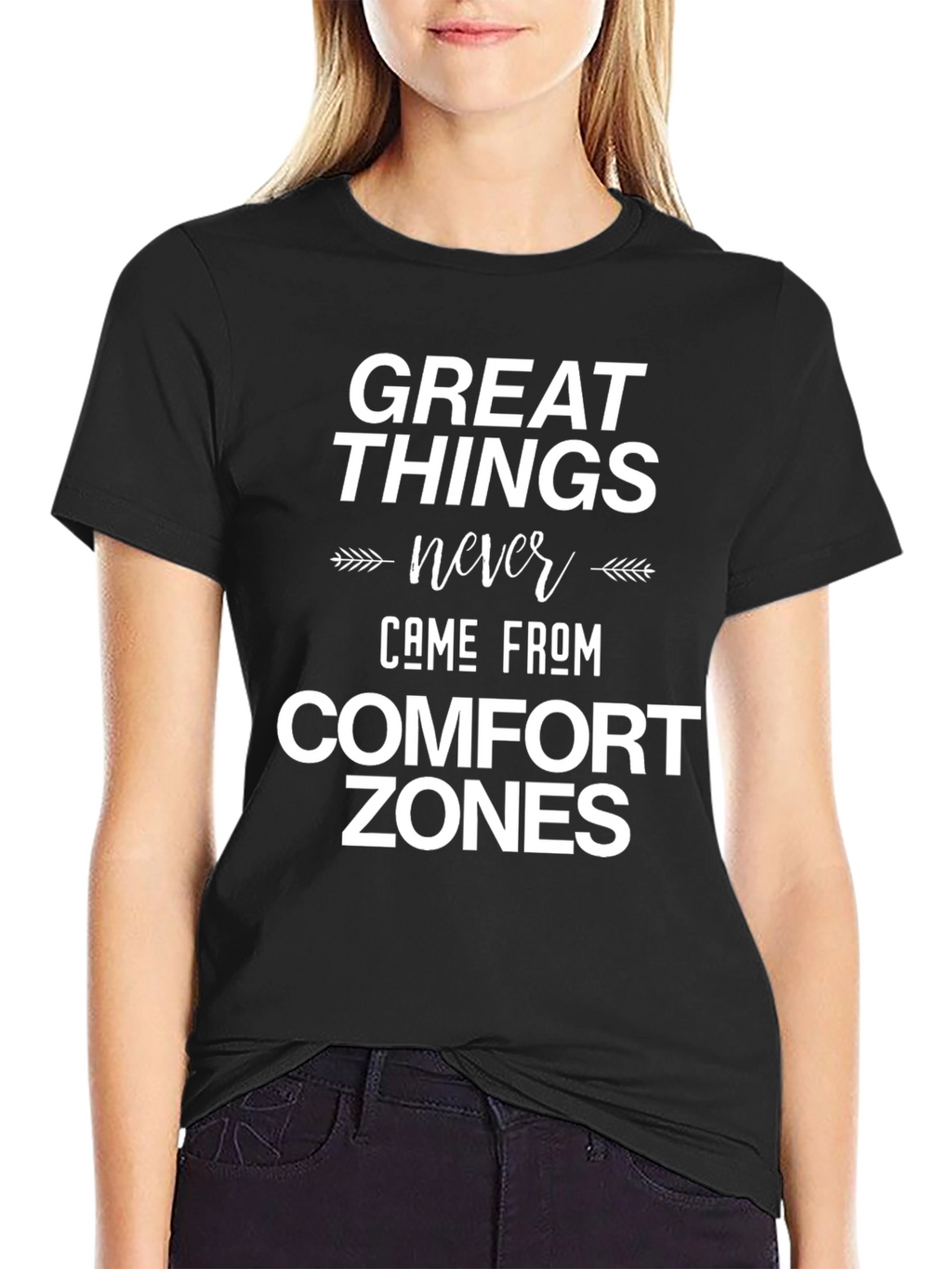 Inspirational Quote Graphic T-Shirt