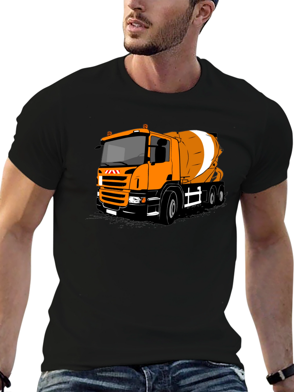 Cement Mixer Truck T-Shirt - Bold Graphic Tee