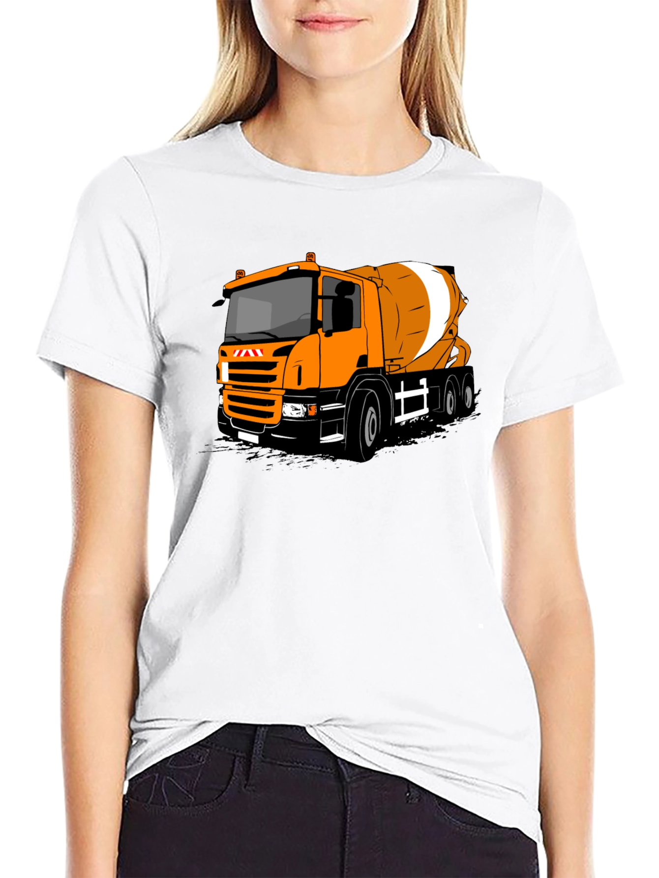 Cement Mixer Truck T-Shirt - Bold Graphic Tee