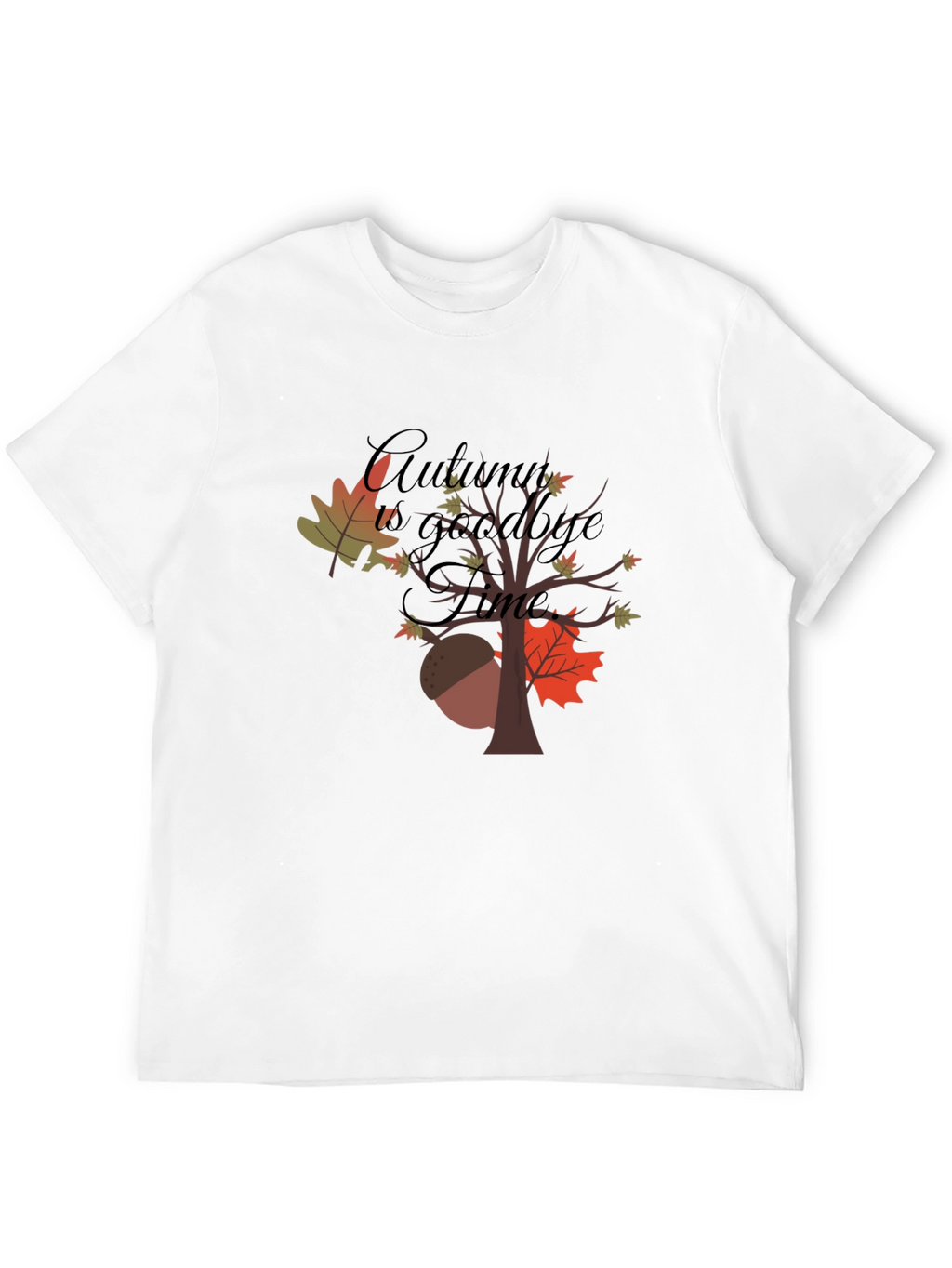 Autumn Goodbye Time Graphic T-Shirt