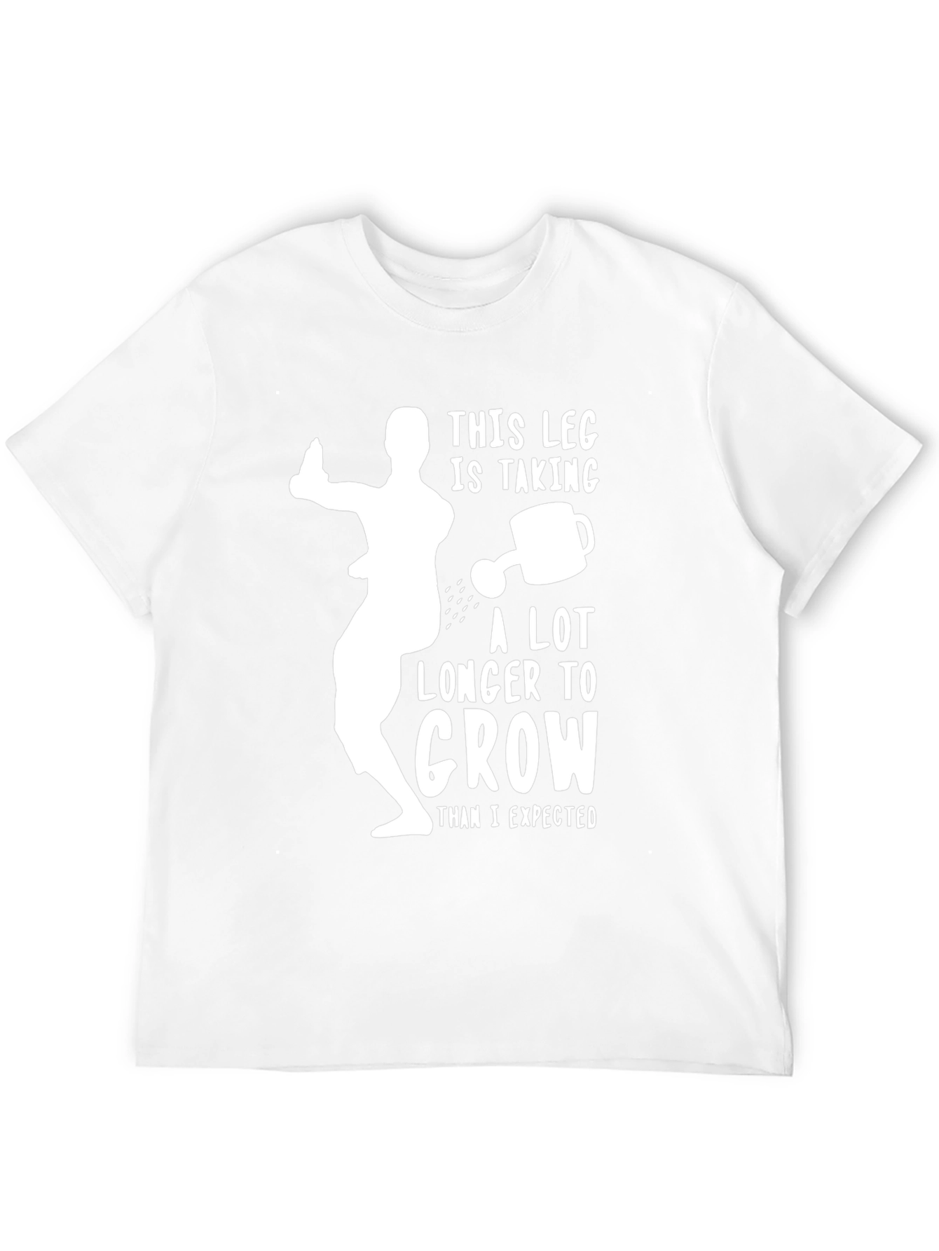 Funny Amputee Leg Growth T-Shirt