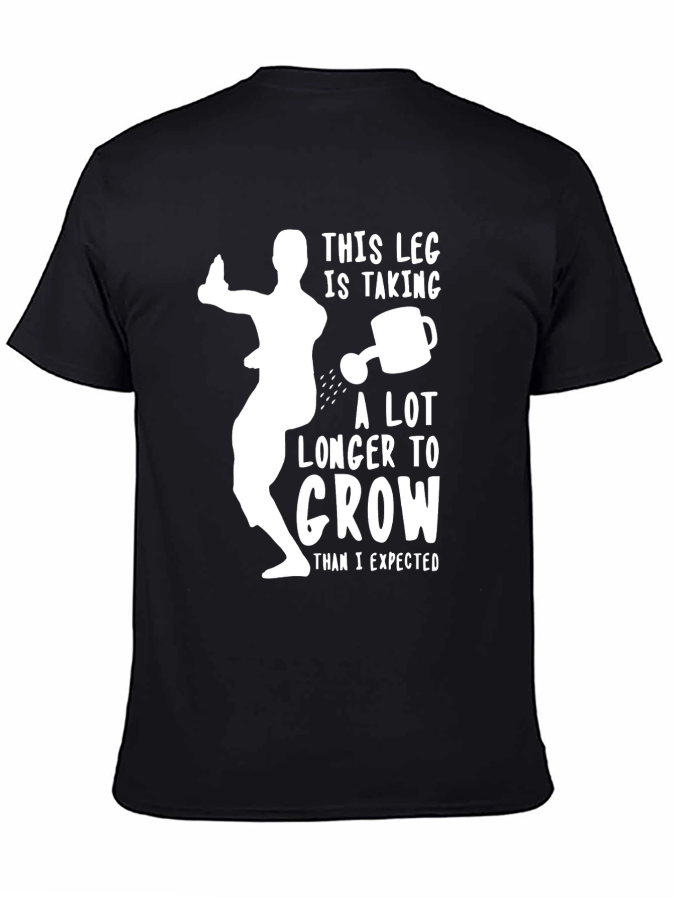 Funny Amputee Leg Growth T-Shirt