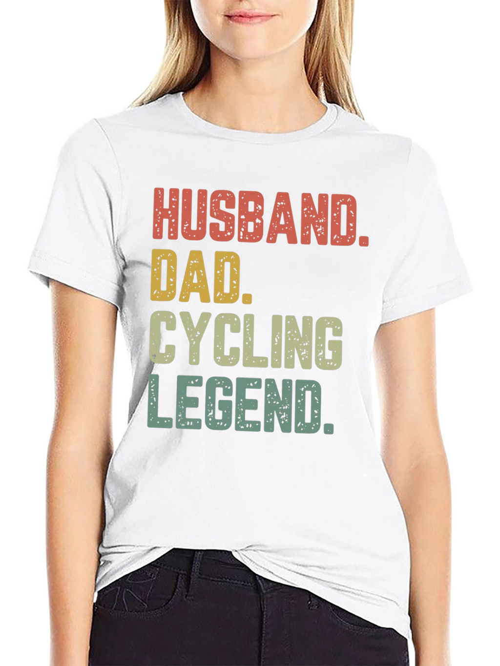 Husband Dad Cycling Legend T-Shirt