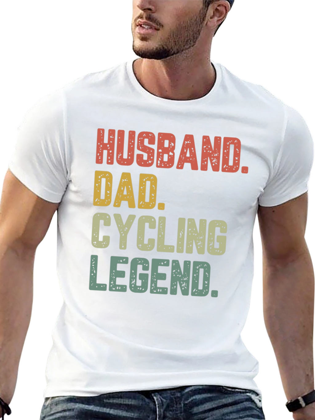 Husband Dad Cycling Legend T-Shirt