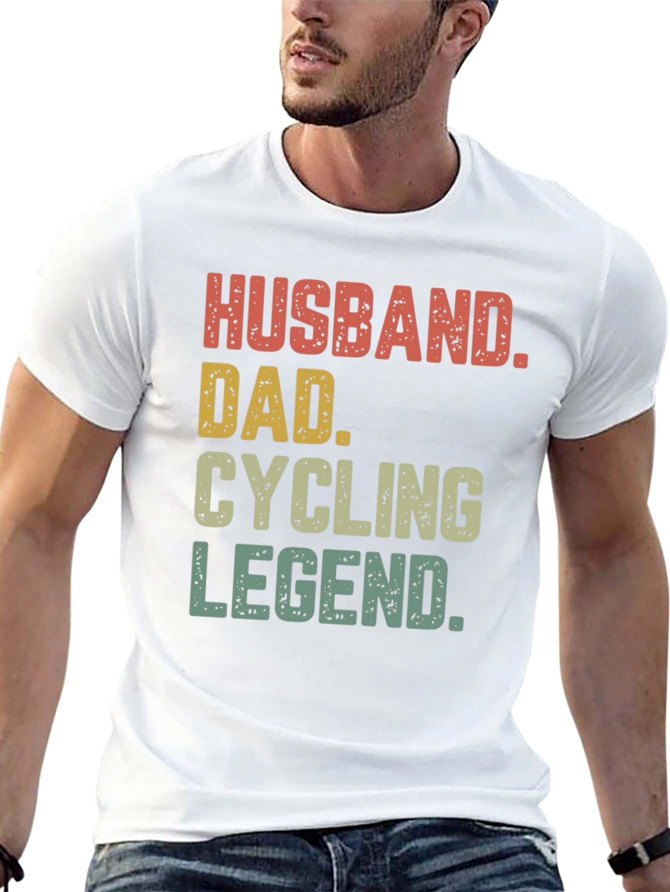 Husband Dad Cycling Legend T-Shirt