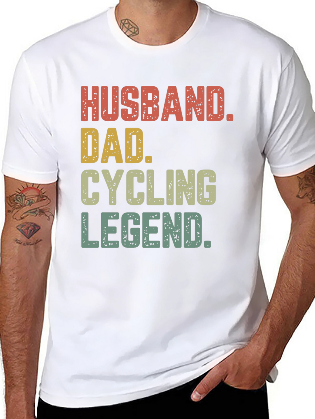 Husband Dad Cycling Legend T-Shirt