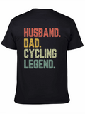 Husband Dad Cycling Legend T-Shirt