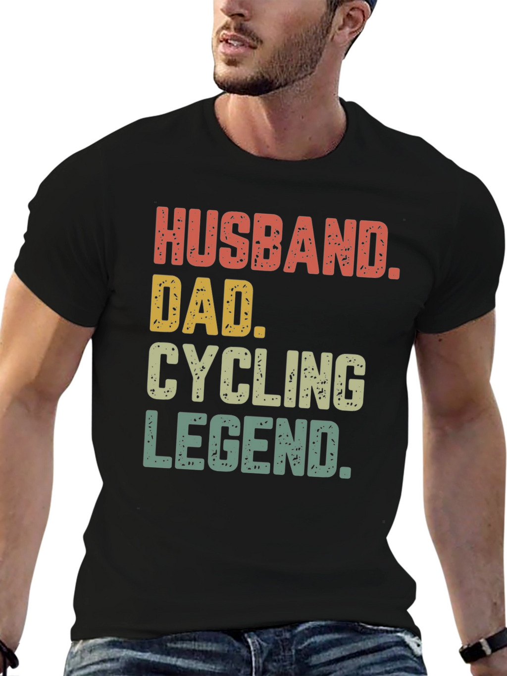 Husband Dad Cycling Legend T-Shirt