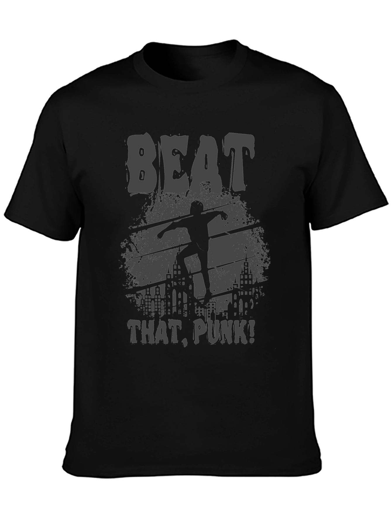 Beat That Punk! Graphic Tee - Cool & Edgy Design