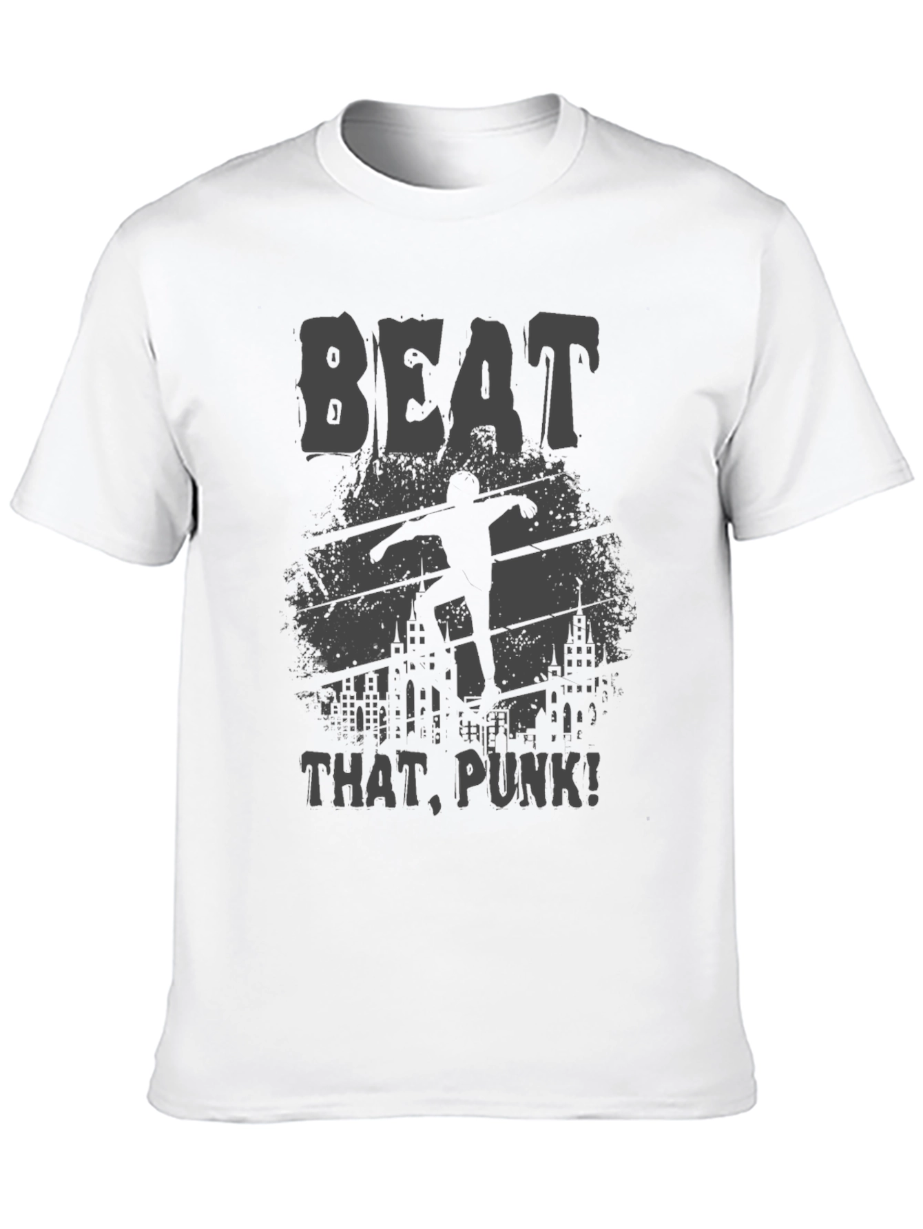 Beat That Punk! Graphic Tee - Cool & Edgy Design
