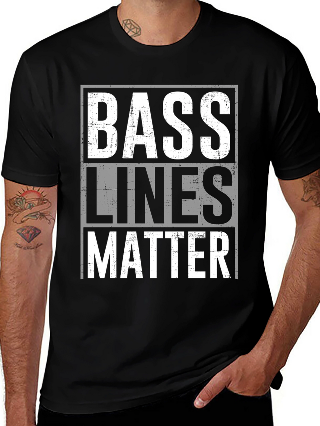 Bass Lines Matter Graphic T-Shirt